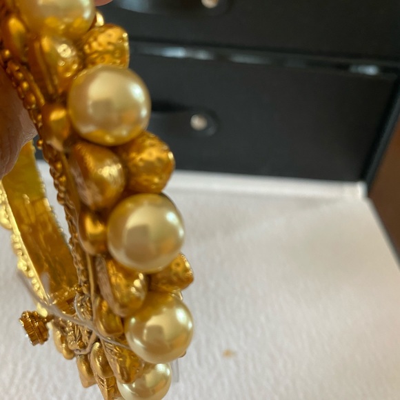 Gold & cultured pearl bracelet - Picture 9 of 14